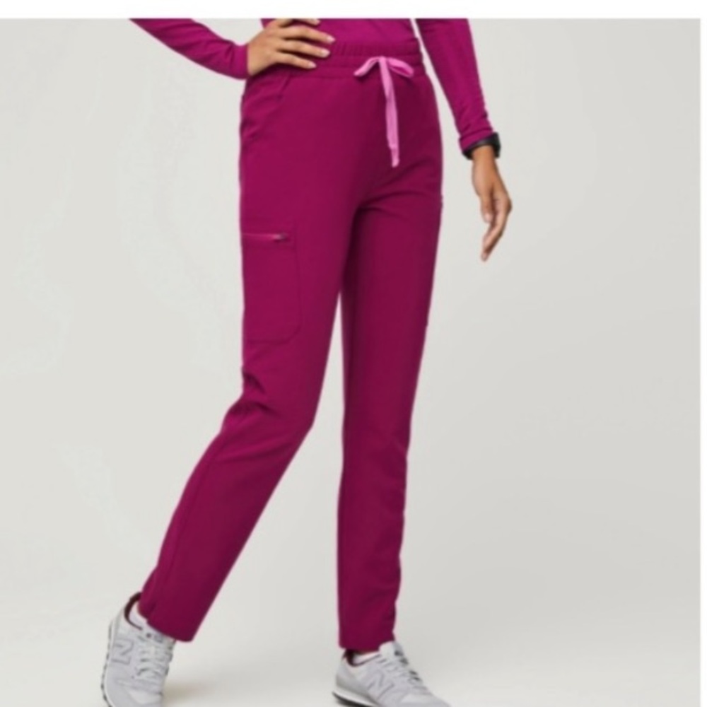 Figs Yola high waisted TALL scrub pants